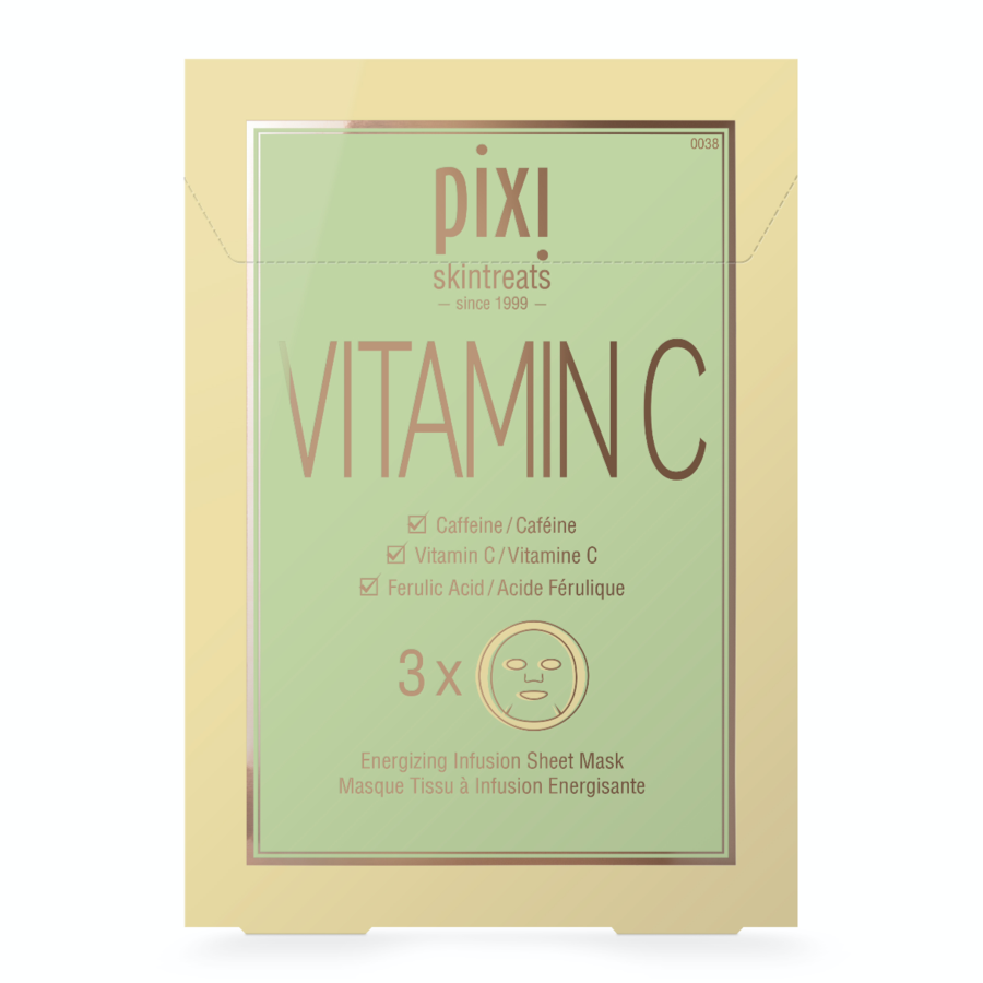 Pixi Skintreats Vitamin C Mask step seven of korean skin care routine