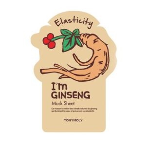 Tony Moly’s I’m Ginseng Mask Sheet step seven of korean skin care routine