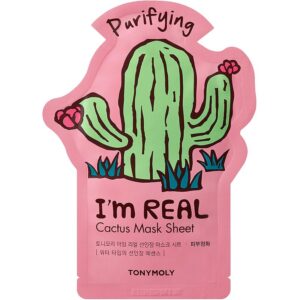 tony moly im reak cactus mask sheet step seven of korean skincare routine